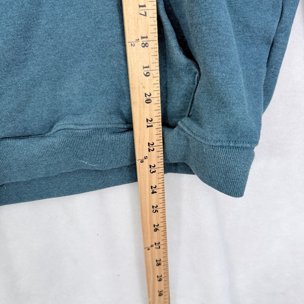 Gymshark Hoodie Womens M Blue Pullover Oversized Heavyweight Sweatshirt - Picture 6 of 8